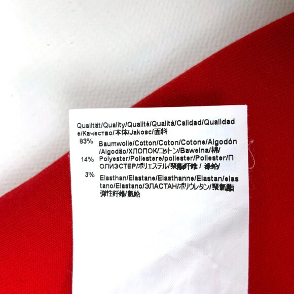 New Hugo Boss Red Hoodie With Gray Hood "BOSS" Logo Sz XL - Picture 12 of 16